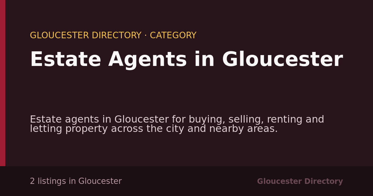 Estate Agents in Gloucester in Gloucester — 2 local listings
