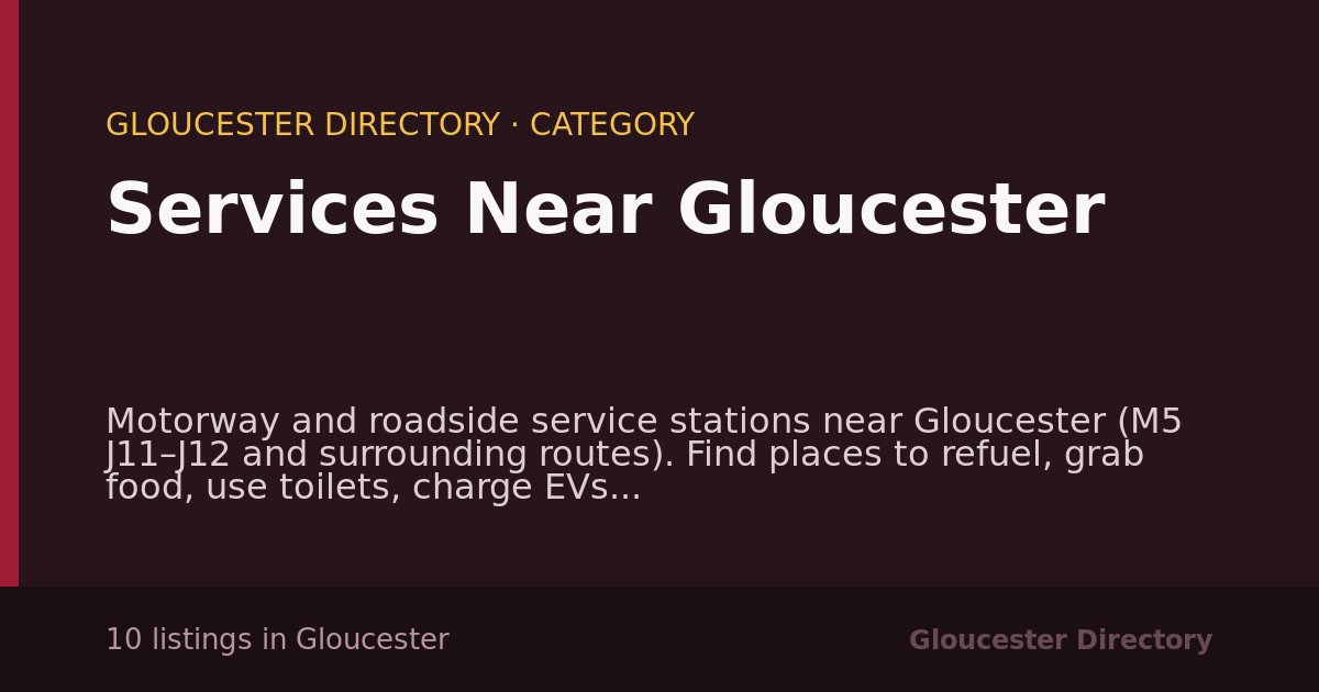 Services Near Gloucester in Gloucester — 10 local listings